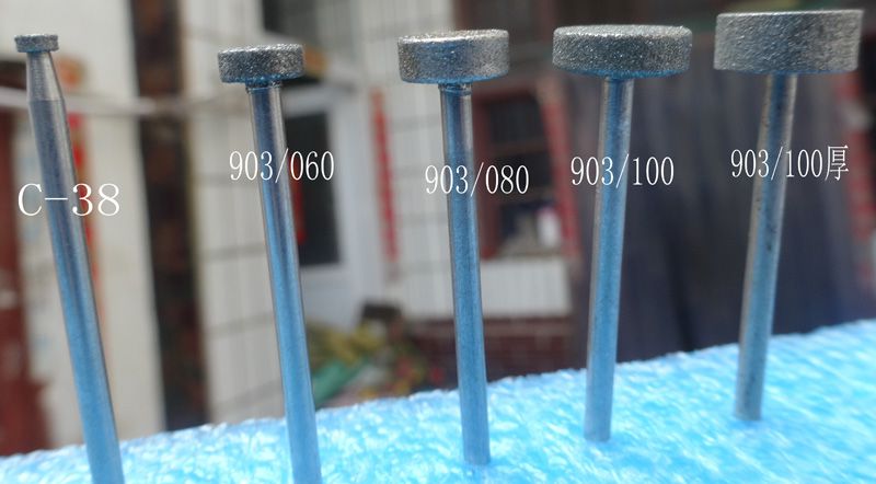 羊絨磨頭2.35帶柄拋光皮輪白黃布輪金屬玻璃玉器布輪羊毛絨毛氈輪